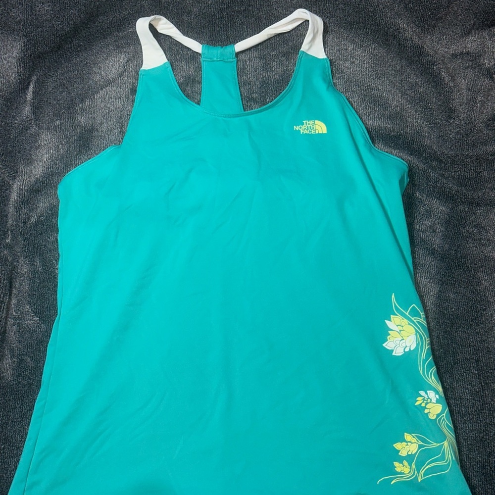 The North Face Blue Tank Top Athletic Performance